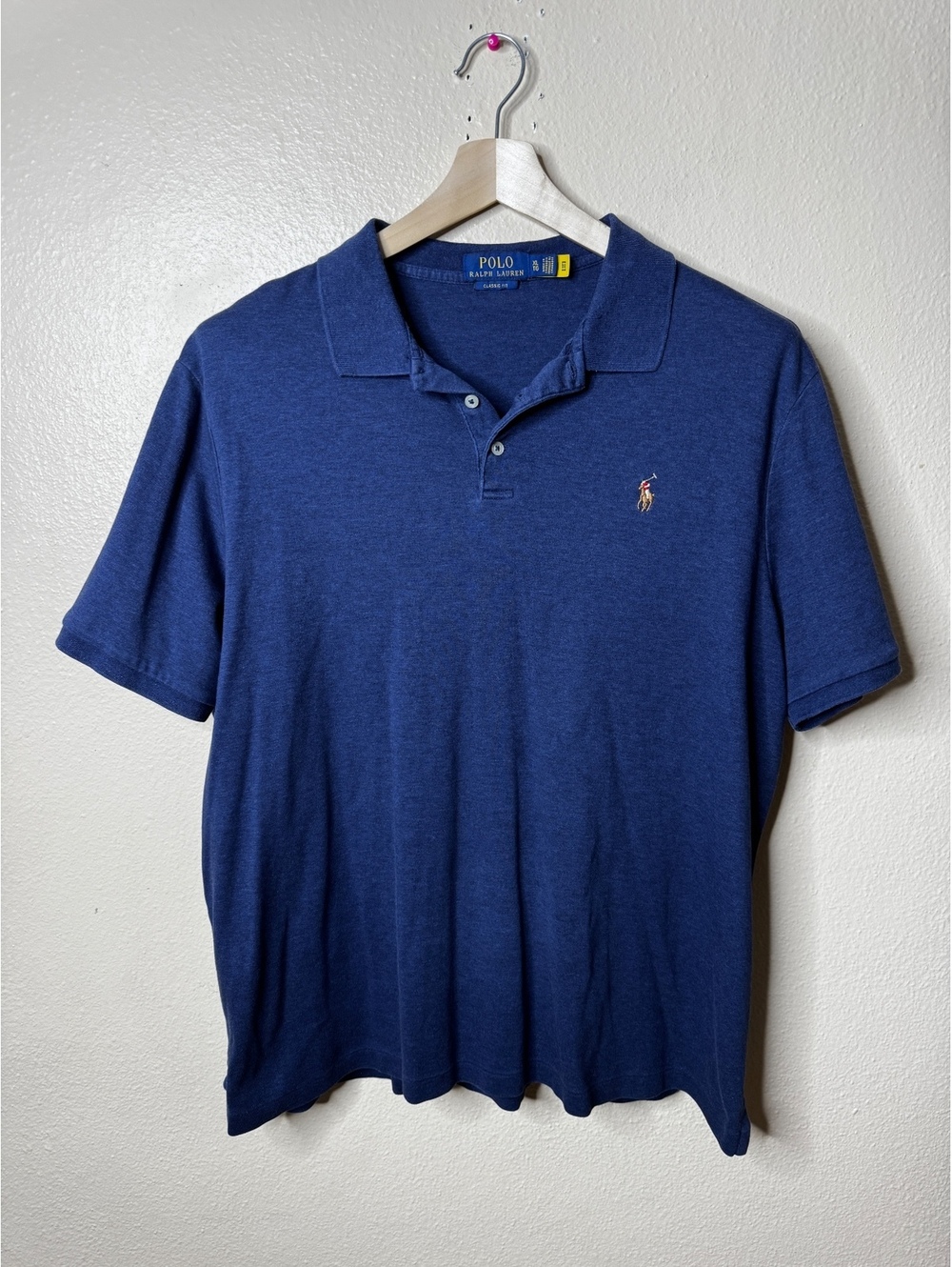 Polo Ralph Lauren Men's Polo Shirt XL Blue Classic Fit